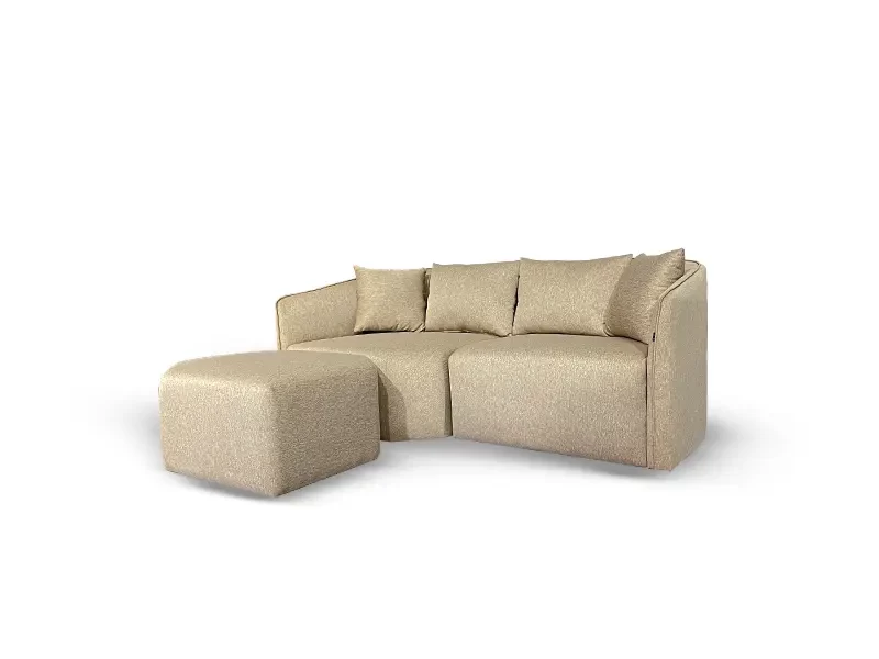 Modular fabric sofa set