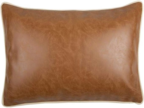 Pillow Faux Leather 24 X 16