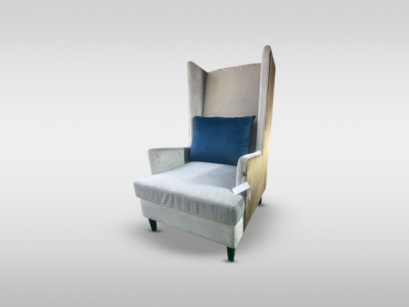 Wing Chair with Pillow