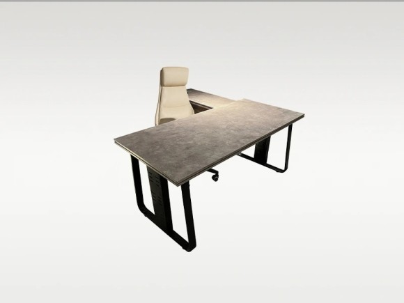 Executive Table  with side extension 01