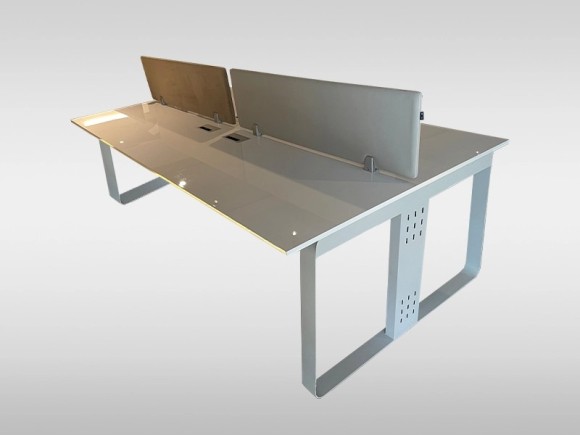 Ella Workstation Table For 4 People