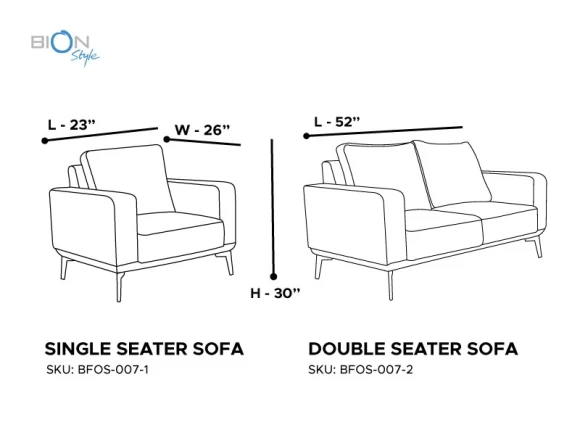 Fabric Sofa Set (2+1+1)