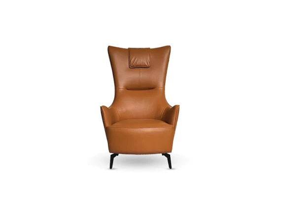 Wing Chair-faux Leather