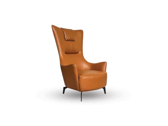 Wing Chair-faux Leather