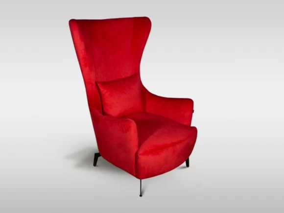 Wing Chair- Red