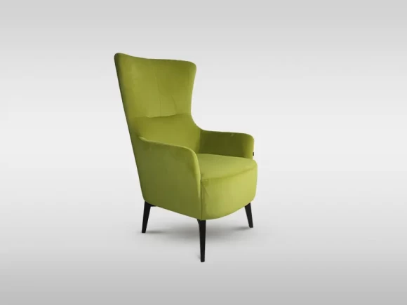 Wing Chair With Ottoman