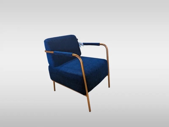 Ms Chair with Padding Handel 104 ( Copper )